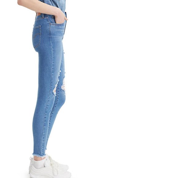 LEVIS 720 High Rise Super Skinny Denim Jeans - Picture 2 of 16